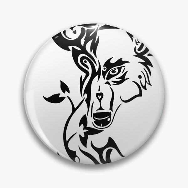Item preview, Tribal Wolf Rose designed and sold by MentalTabs.