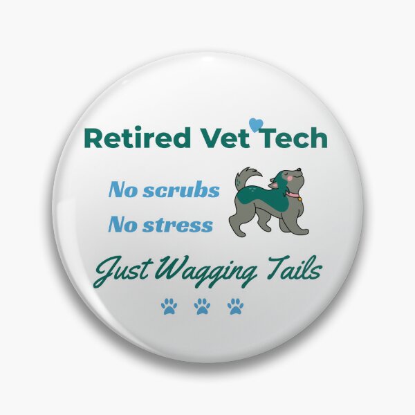 Item preview, Retired Vet Tech Gift designed and sold by AndaBast.