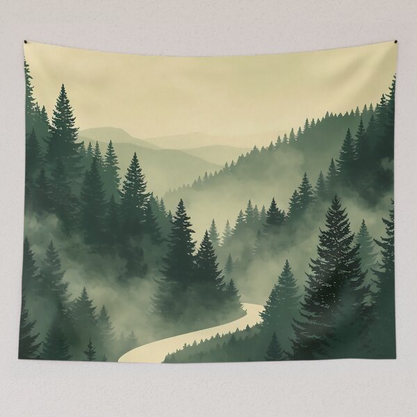 Item preview, Misty Forest Path designed and sold by felix.illustrates.