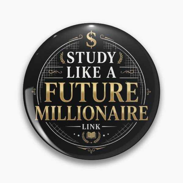 Item preview, Study Like a Future Millionaire Motivational Student Shirt designed and sold by Amr Darwish Graphic designer.