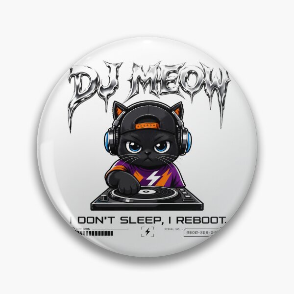 Item preview, Heavy Metal Meow: Dark Turntablist designed and sold by CataosMeow.