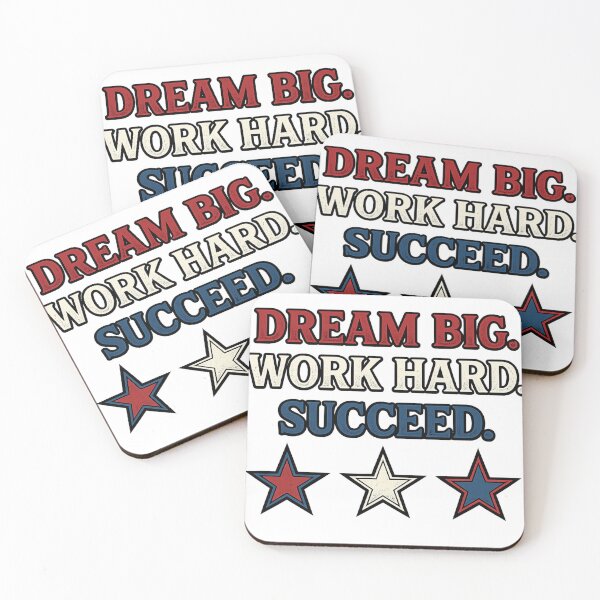 Item preview, Dream Big. Work Hard. Succeed designed and sold by M34.