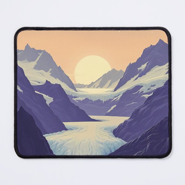 Item preview, Artic Glacier Sunset designed and sold by felix.illustrates.