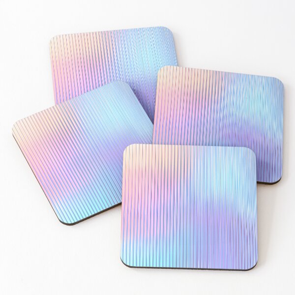 Item preview, Holographic Iridescent Glitch Art - Pastel Glass Texture designed and sold by Paulocdias.