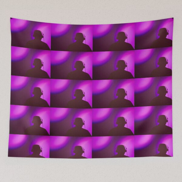 Item preview, Rap hiphop dance music deejay dj in disco nightclub silhouette designed and sold by edwardolive.
