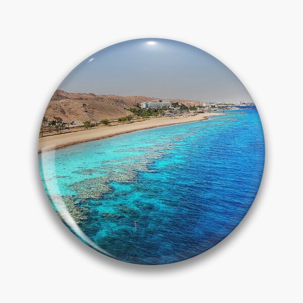 Item preview, Red Sea Coral Reef, Eilat Beach Art, Almogim Coastline Photo, Israel Summer Wall Decor designed and sold by HechtmanFineArt.