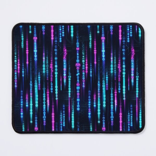 Item preview, Neon Data Rain designed and sold by StickVerse by Owais.