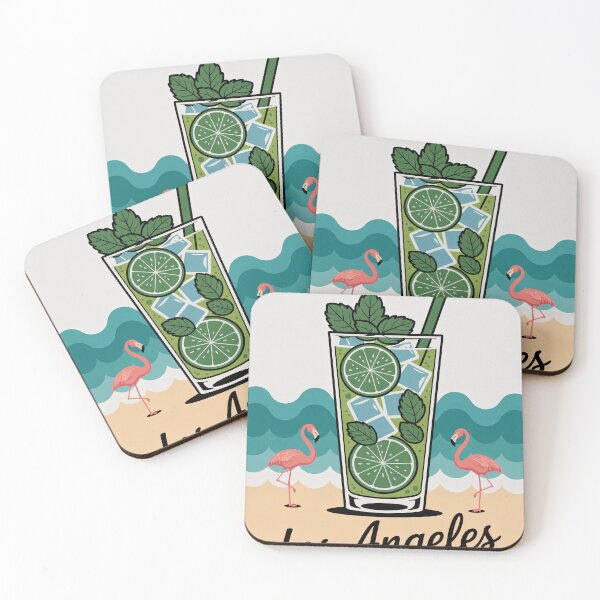 Item preview, Los Angeles Mojito Beach Vibes designed and sold by RedCircleArt.