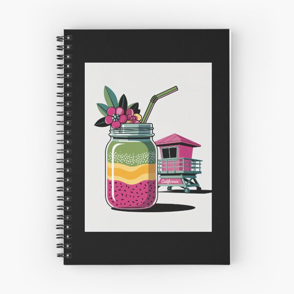 Item preview, California Tropical Smoothie Beach Vibes designed and sold by RedCircleArt.