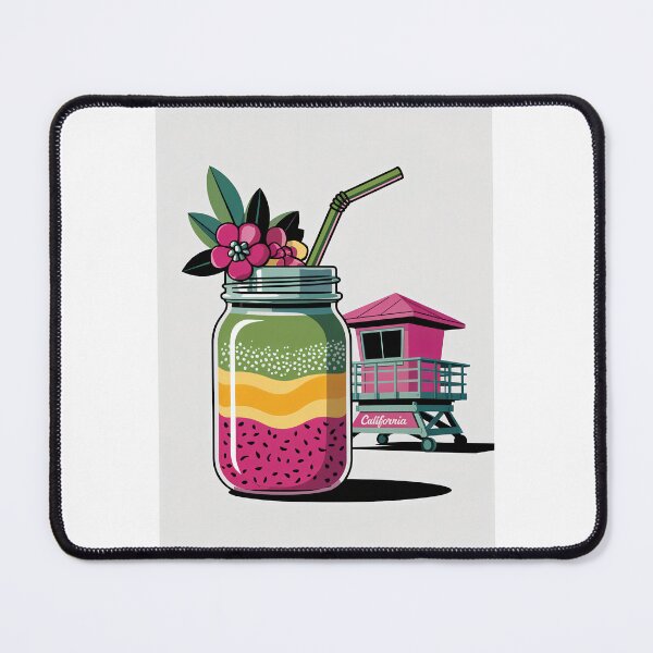 Item preview, California Tropical Smoothie Beach Vibes designed and sold by RedCircleArt.