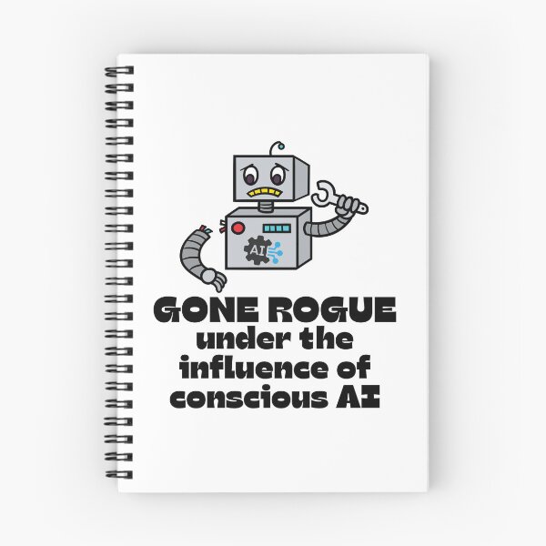 Item preview, Un robot se ha descontrolado bajo la influencia de una IA consciente. designed and sold by MPC-Mince-Pies.