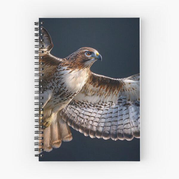 Artikelvorschau, Majestätischer Falke im Flug mit atemberaubenden Federdetails entworfen und verkauft von Artessie.