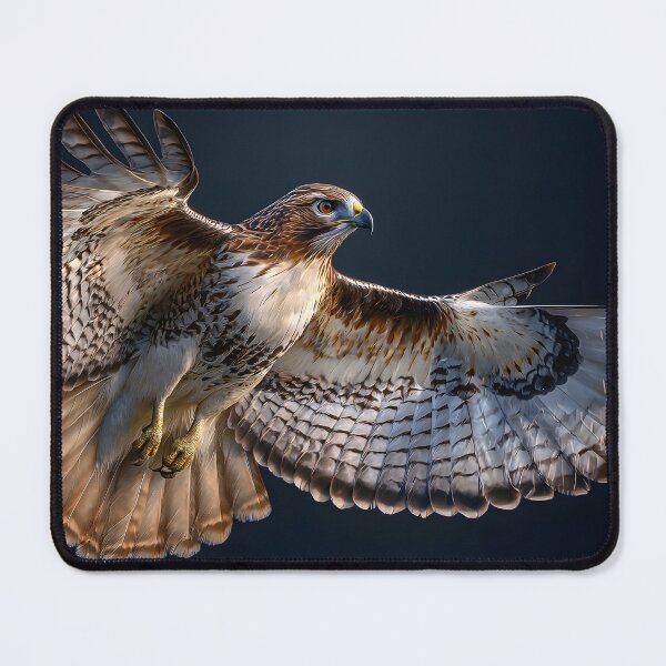 Item preview, Majestic Hawk in Flight with Stunning Feather Detail designed and sold by Artessie.