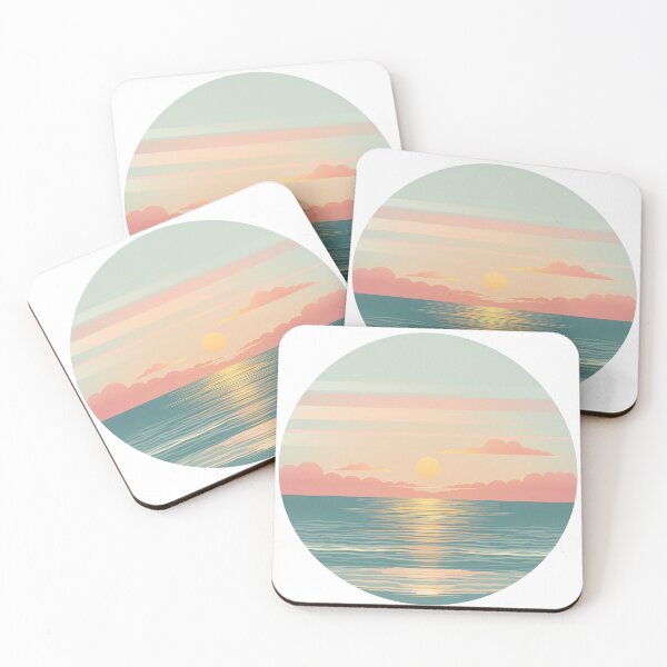 Item preview, Sea Horizon Sunset designed and sold by felix.illustrates.
