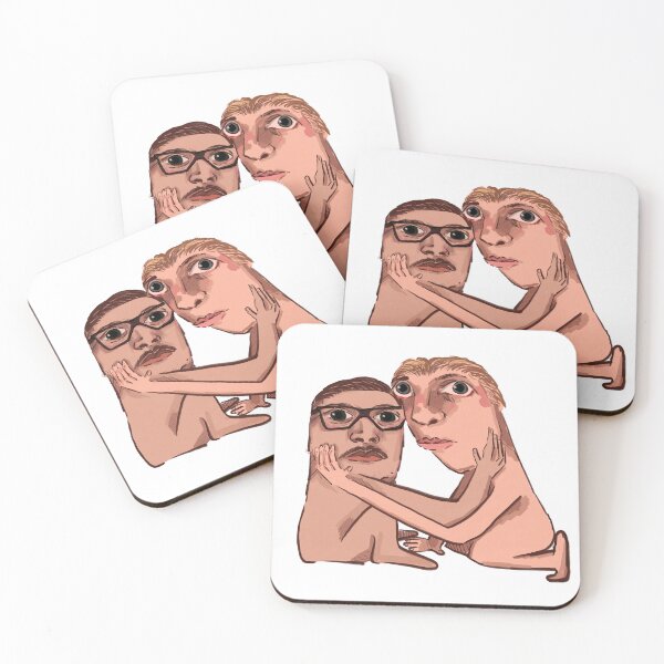 Item preview, Marcant und Vincent als Umarmungs Meme designed and sold by caramelrts.