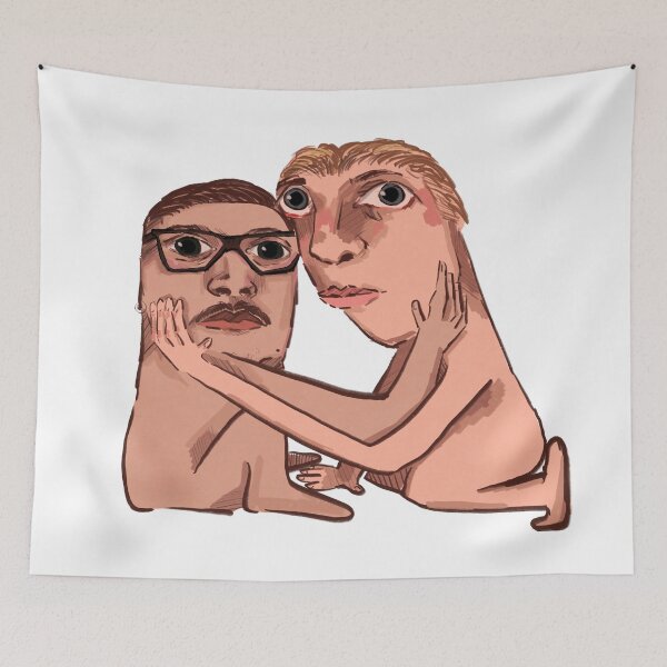 Item preview, Marcant und Vincent als Umarmungs Meme designed and sold by caramelrts.
