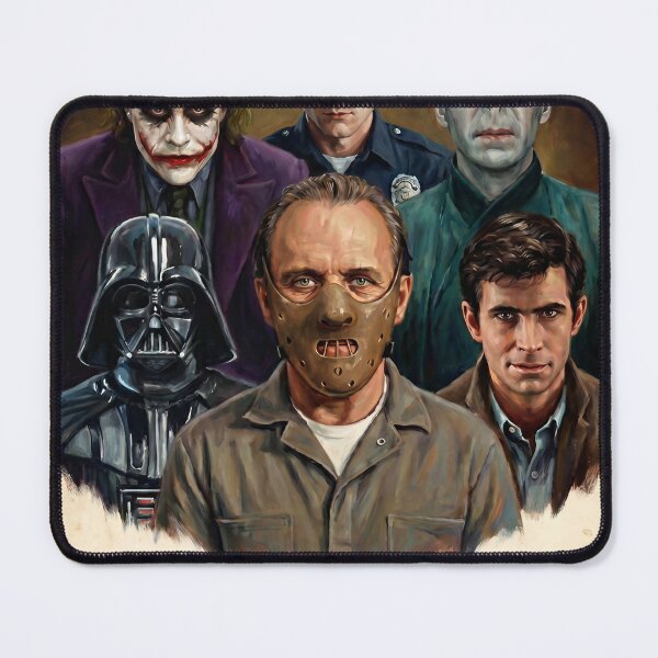Item preview, Poster with all greatest movie bad guys designed and sold by Jandedan.