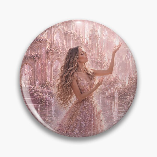Item preview, Rose Quartz Goddess – Magical Crystal Fairytale Castle designed and sold by butterfLydii.