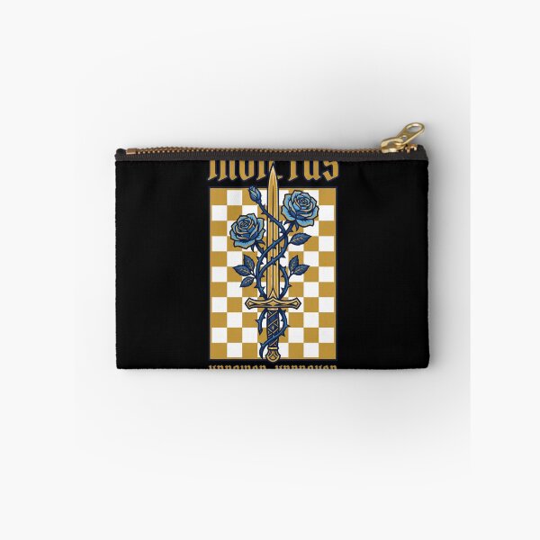 Item preview, Invictus Sword with Blue Roses & Thorns - Unbowed Unbroken Strength Design designed and sold by seven things shop.