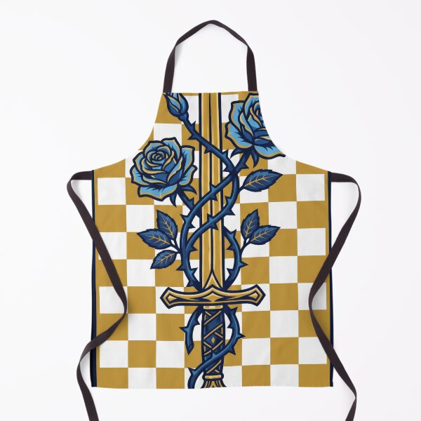 Item preview, Invictus Sword with Blue Roses & Thorns - Unbowed Unbroken Strength Design designed and sold by seven things shop.