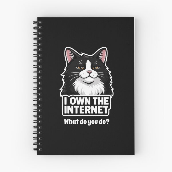 Item preview, Smug Tuxedo Cat Owns The Internet Funny Feline designed and sold by AntiqueImages.