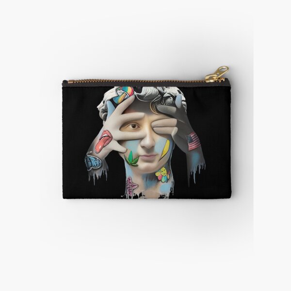 Item preview, Surreal Collage Portrait - Abstract Aesthetic Face Art designed and sold by Rangmanch.