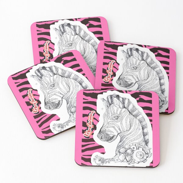 Item preview, Zebra Automaton (Original Ink Drawing by ACCI) designed and sold by VanyssaGraphics.