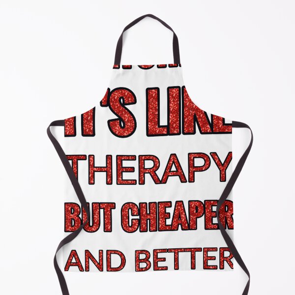 Item preview, Sketching It'S Like Therapy But Cheaper And Better Red Rhinestone designed and sold by TheIconSmith.