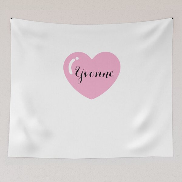 Item preview, Yvonne Name with Pink Heart  designed and sold by YvonneCustoms.