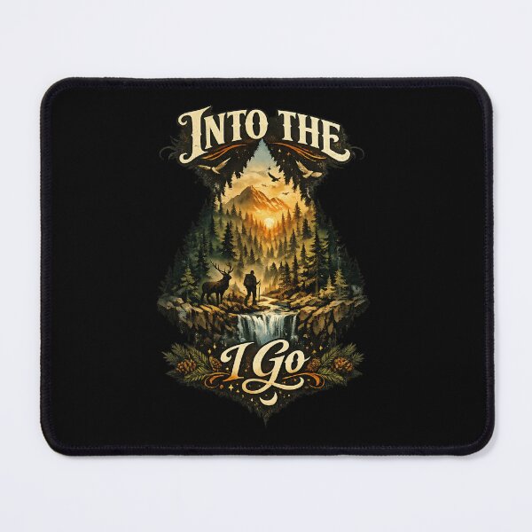 Item preview, Into the Forest I Go – Adventure Wilderness Vintage Hiking T-Shirt designed and sold by XxZainStylexX.