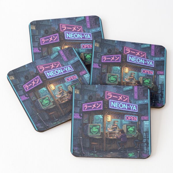 Item preview, Cyberpunk Ramen Shop: 16-Bit Neon Night designed and sold by Retrotech Lab.