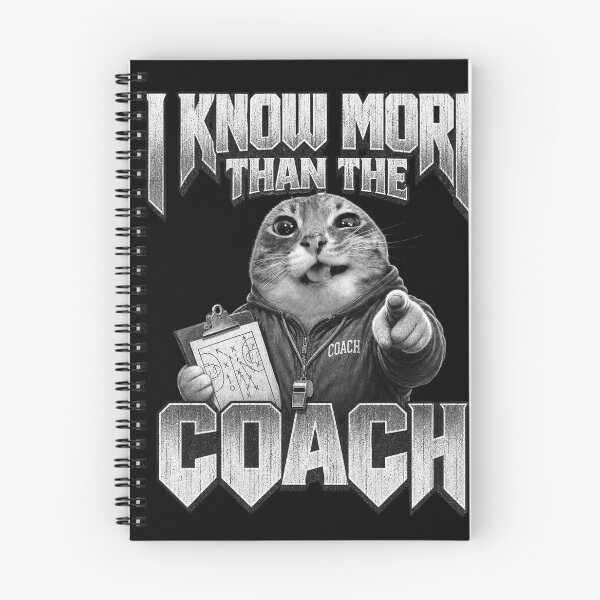 Item preview, I Know More Than The Coach Funny World Cup 2026 Meme USA Soccer Fan Silly Cat designed and sold by darkdotsdesigns.