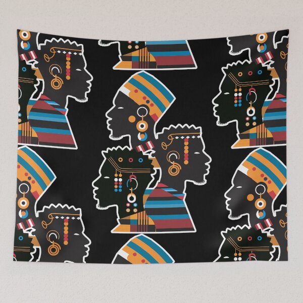 Item preview, Back-to-Back  Abstract African Silhouette Art designed and sold by Henriz Creative.