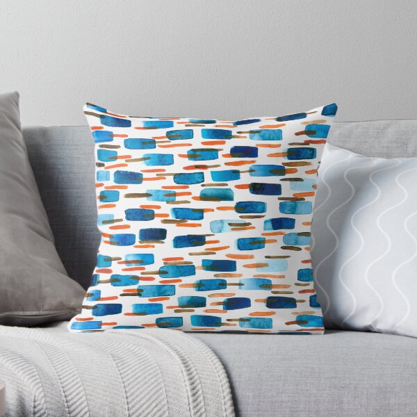 KOI STREAM Throw Pillow