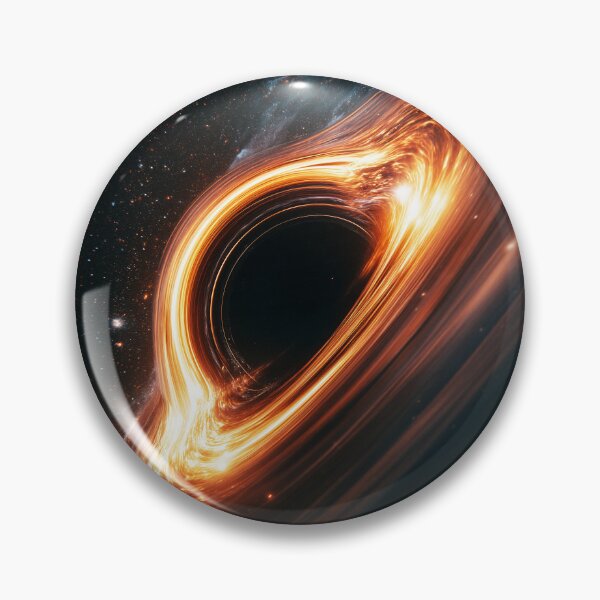 Item preview, Supermassive Black Hole Accretion Disk — Cosmic Fire Space Art designed and sold by lematworks.