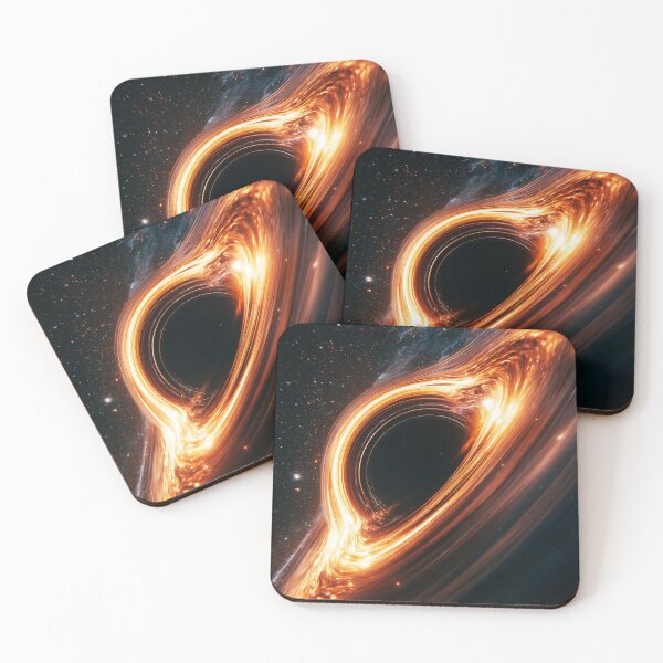 Item preview, Supermassive Black Hole Accretion Disk — Cosmic Fire Space Art designed and sold by lematworks.