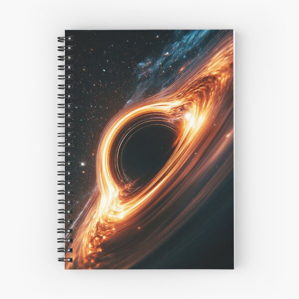 Item preview, Supermassive Black Hole Accretion Disk — Cosmic Fire Space Art designed and sold by lematworks.