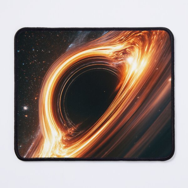 Item preview, Supermassive Black Hole Accretion Disk — Cosmic Fire Space Art designed and sold by lematworks.