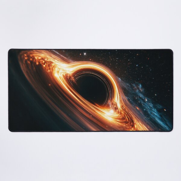 Item preview, Supermassive Black Hole Accretion Disk — Cosmic Fire Space Art designed and sold by lematworks.