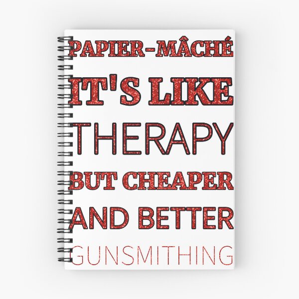 Item preview, Papier Mâché It'S Like Therapy But Cheaper And Better Red Rhinestone designed and sold by TheIconSmith.