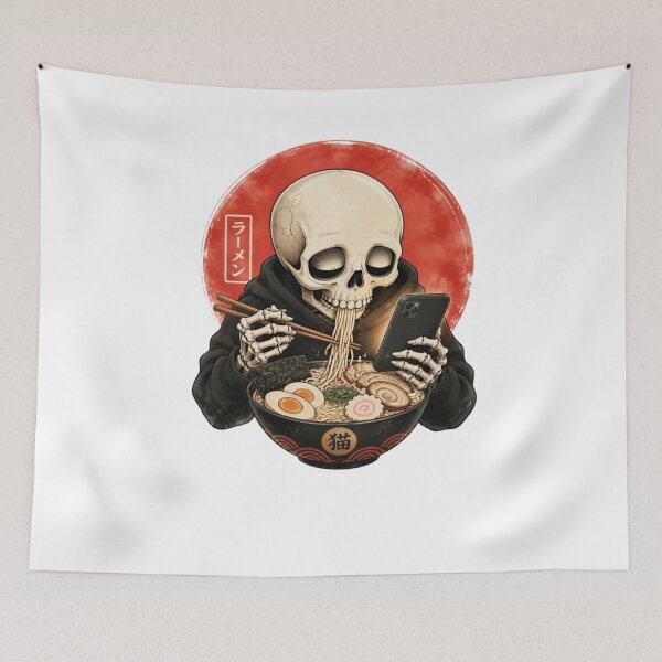 Item preview, Skeleton Ramen Japanese designed and sold by YvonneCustoms.