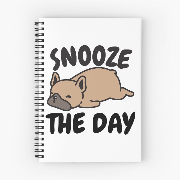 Item preview, Snooze The Day French Bulldog designed and sold by HYPNK.