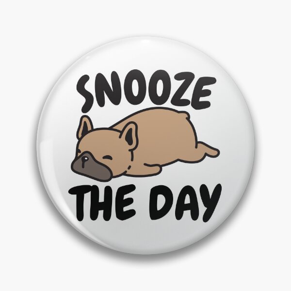 Item preview, Snooze The Day French Bulldog designed and sold by HYPNK.