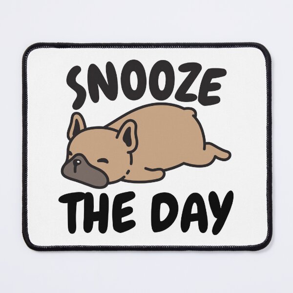 Item preview, Snooze The Day French Bulldog designed and sold by HYPNK.