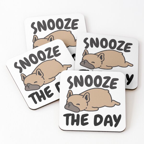 Item preview, Snooze The Day French Bulldog designed and sold by HYPNK.