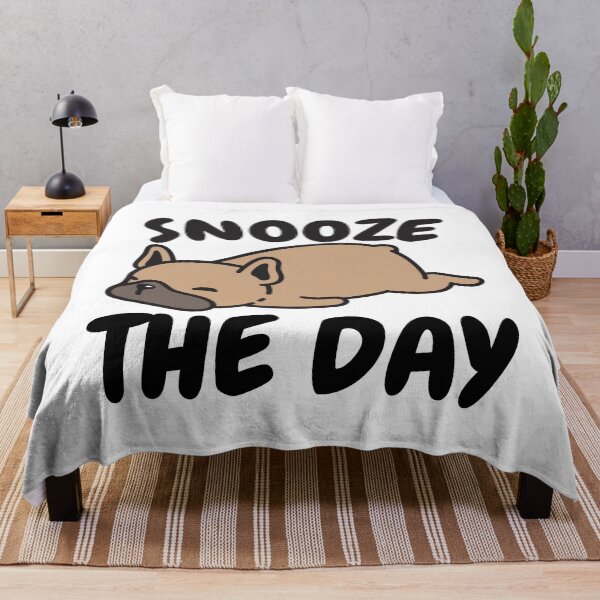 Item preview, Snooze The Day French Bulldog designed and sold by HYPNK.