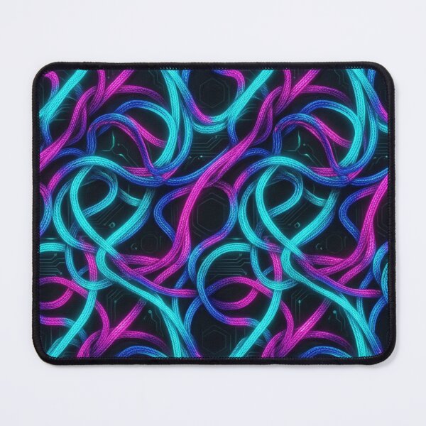 Item preview, Neon Tangled Cables designed and sold by StickVerse by Owais.