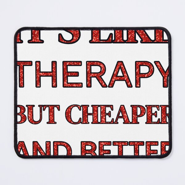 Item preview, Jewelry Making It'S Like Therapy But Cheaper And Better Red Rhinestone designed and sold by TheIconSmith.