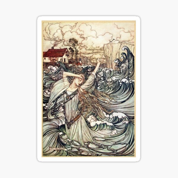 Item preview, Undine - Arthur Rackham designed and sold by forgottenbeauty.