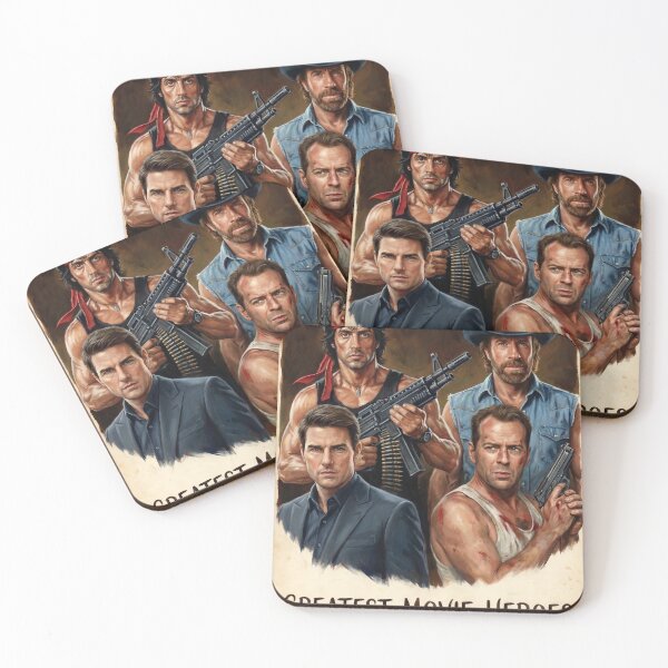 Item preview, Greatest Movie Heros designed and sold by Jandedan.